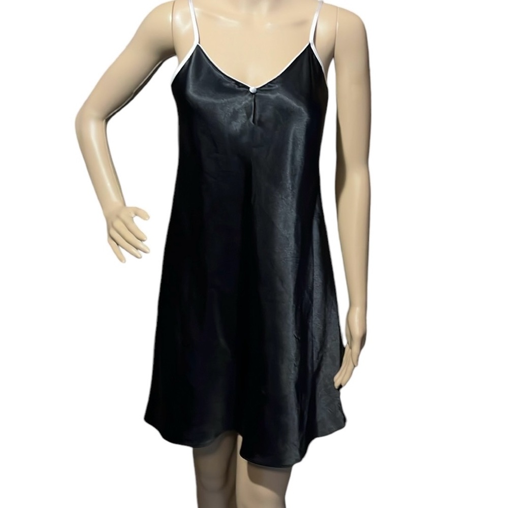 💰BOGO FREE Silky Black Nightie Lingerie Chemise